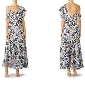 Adeam Floral Asymmetric Dress Sz 4